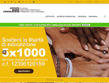 Tablet Screenshot of istitutomariaconsolatrice.com